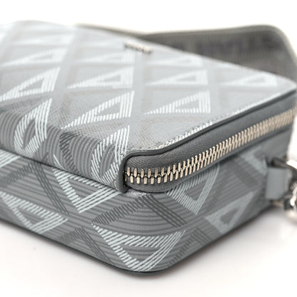 Christian Dior Coated Canvas CD Diamond Messenger Pouch Grey 12 of 12