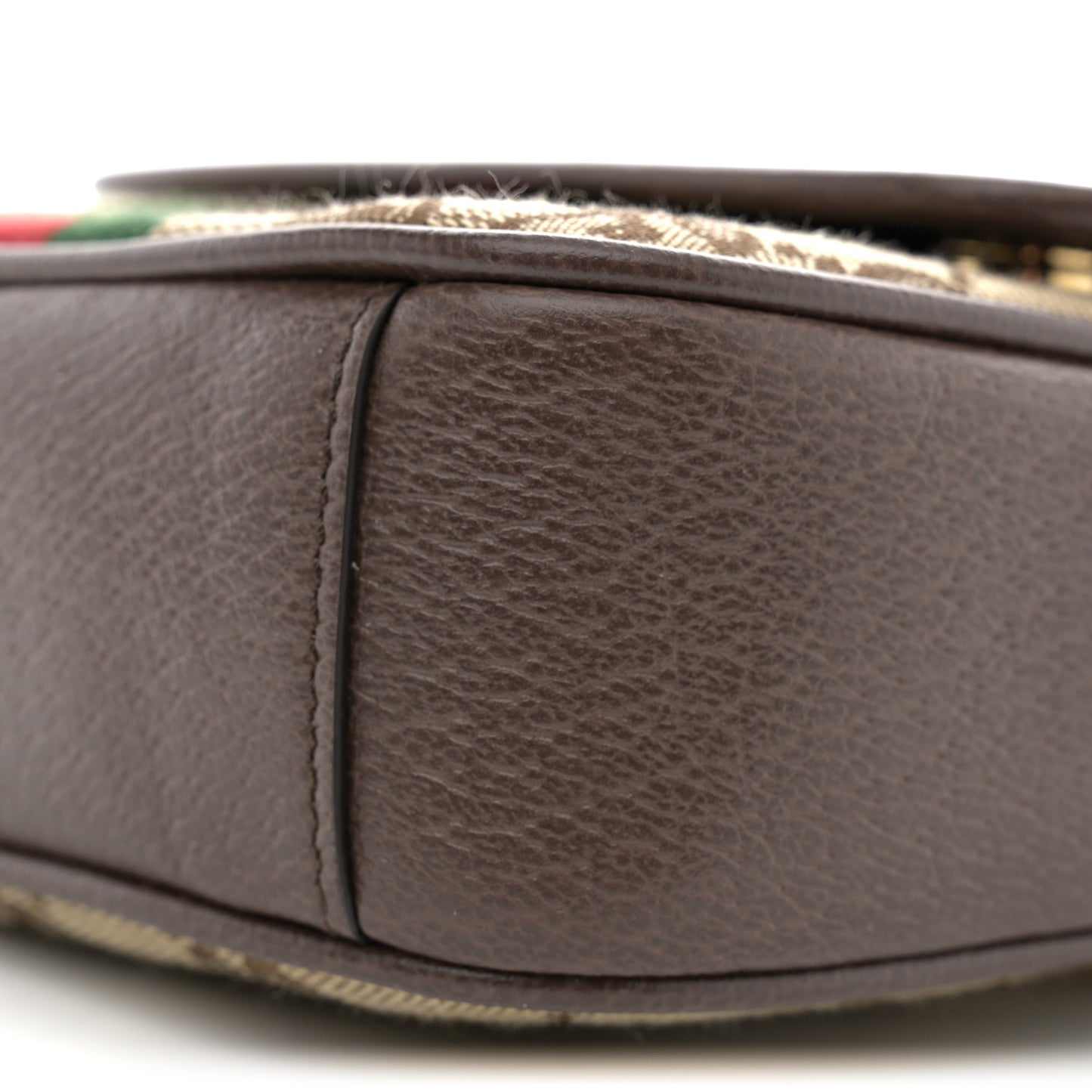 X PALACE GG P Canvas Monogram Web Flap Messenger Brown