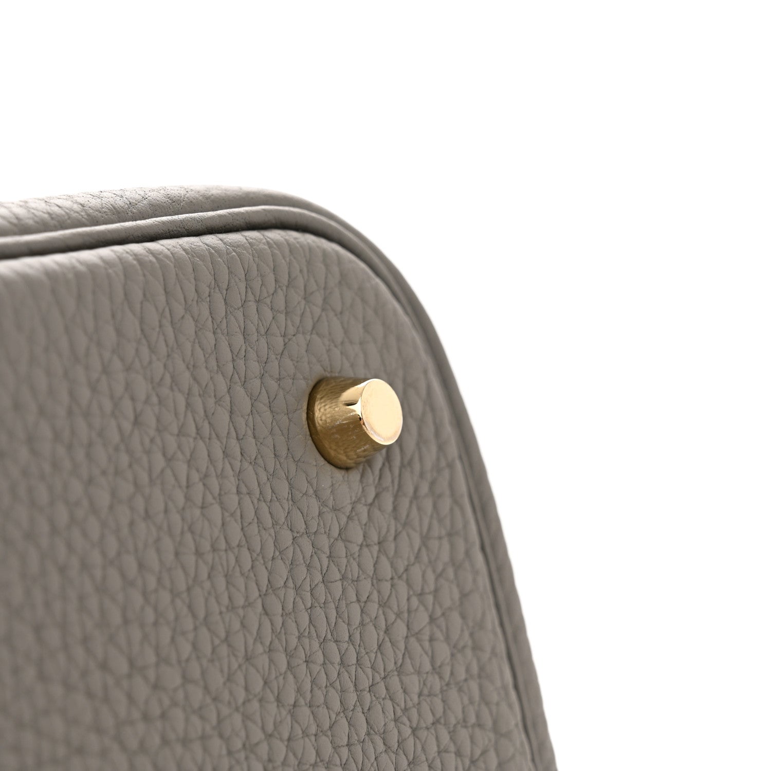 Hermes Taurillon Clemence Picotin Lock 22 MM Gris Meyer 11 of 12