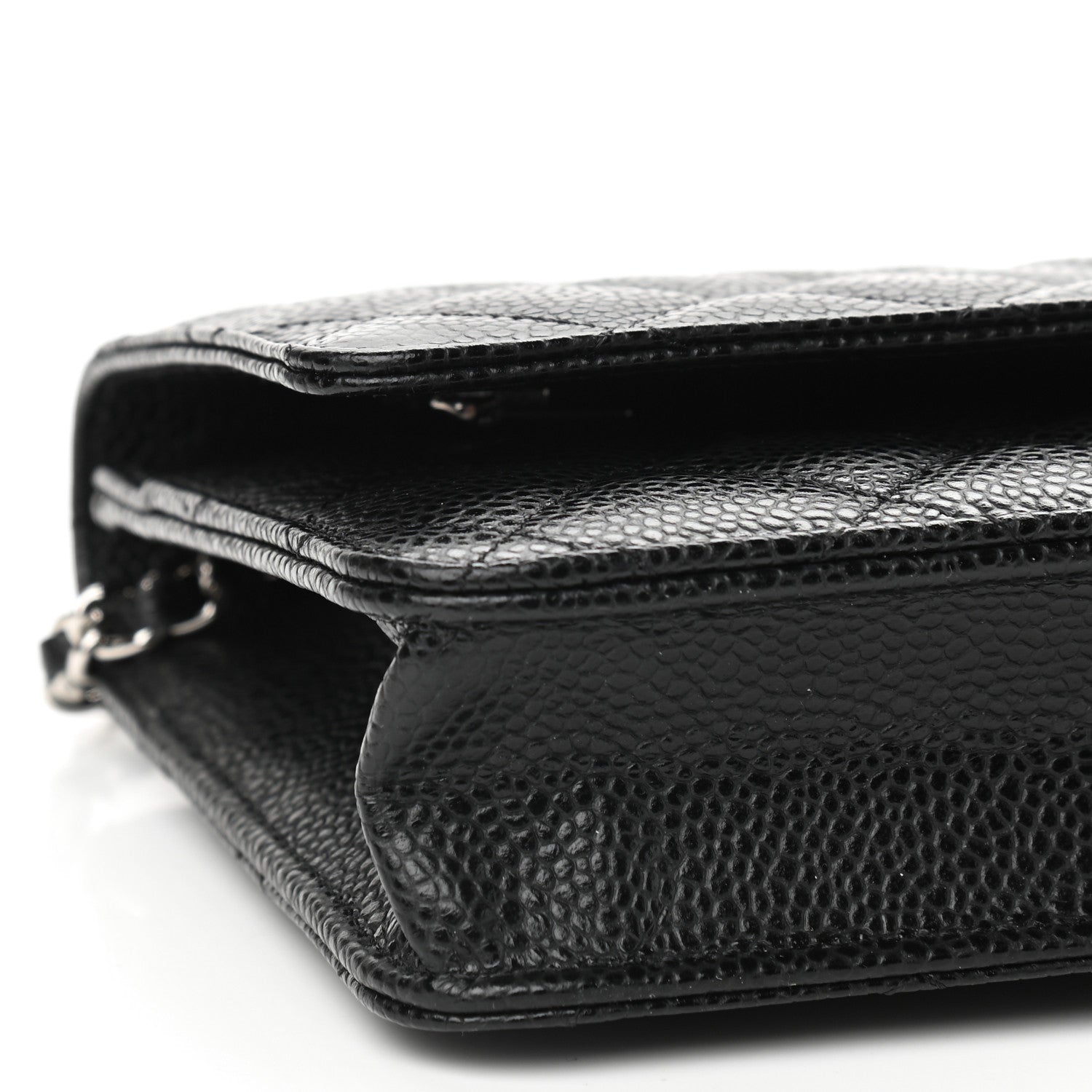 Chanel Caviar Quilted Wallet On Chain WOC Black 9 of 10