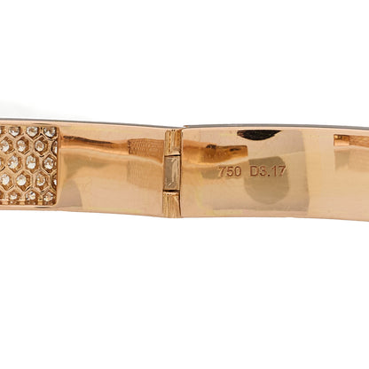 Messika 18K Rose Gold Diamond Move Joaillerie Pave Bangle Bracelet 4 of 4