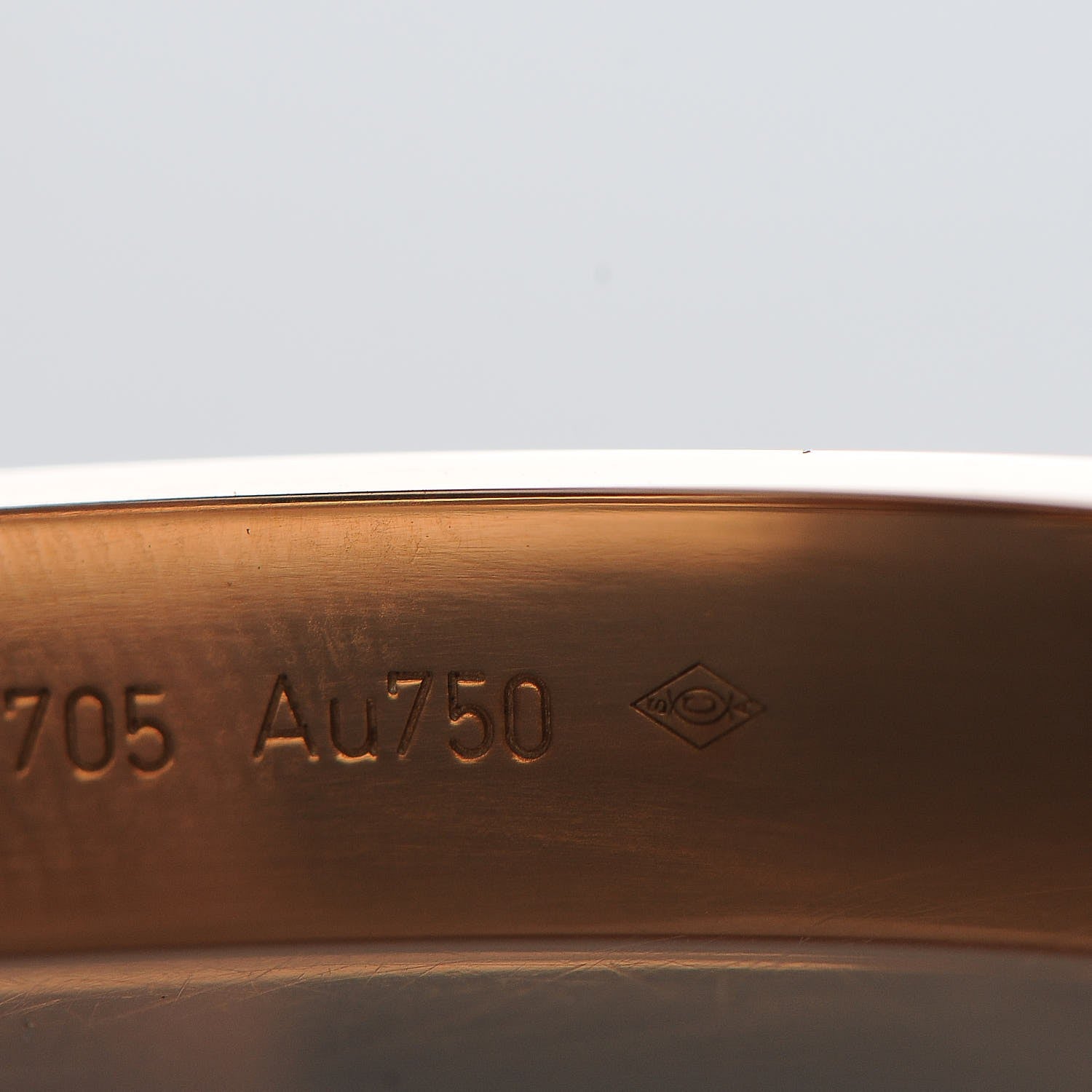 Cartier 18K Pink Gold LOVE Bracelet 17 9 of 11
