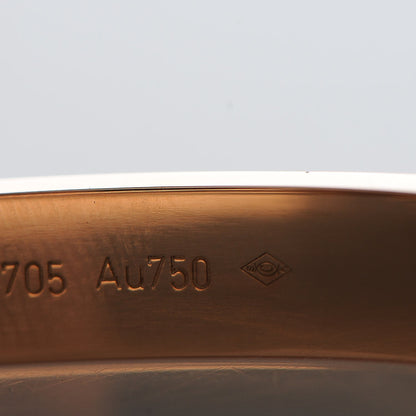 Cartier 18K Pink Gold LOVE Bracelet 17 9 of 11