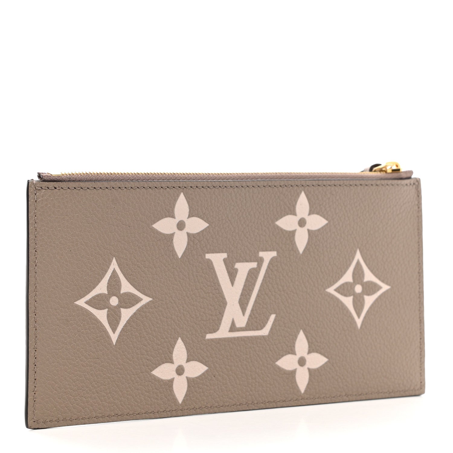 Louis Vuitton Empreinte Monogram Giant Pochette Felicie Zippered Insert Tourterelle Creme 3 of 6