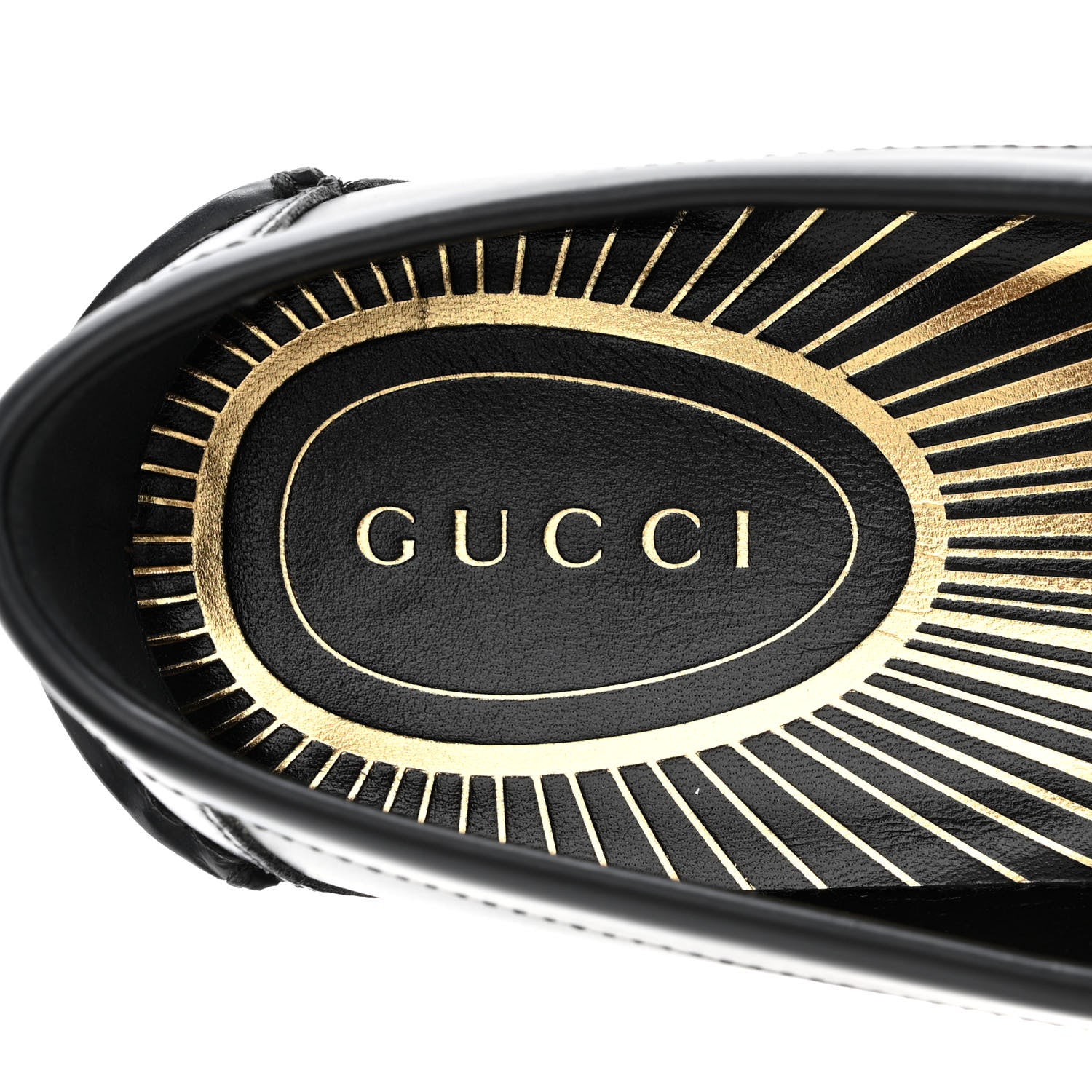 Gucci Millennial Ribot Mens Cara Loafers 10 Black 7 of 9
