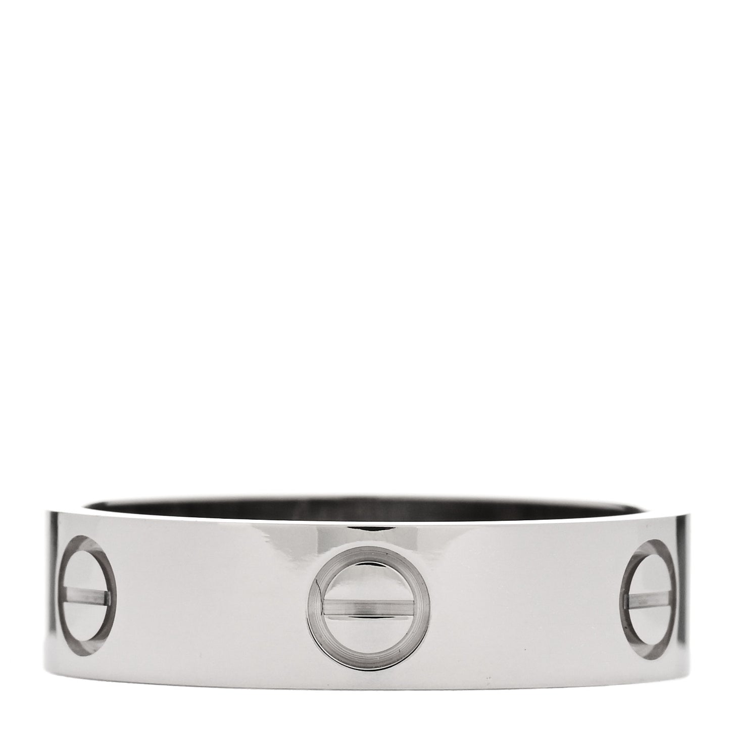 18K White Gold 5.5mm LOVE Ring 60 9