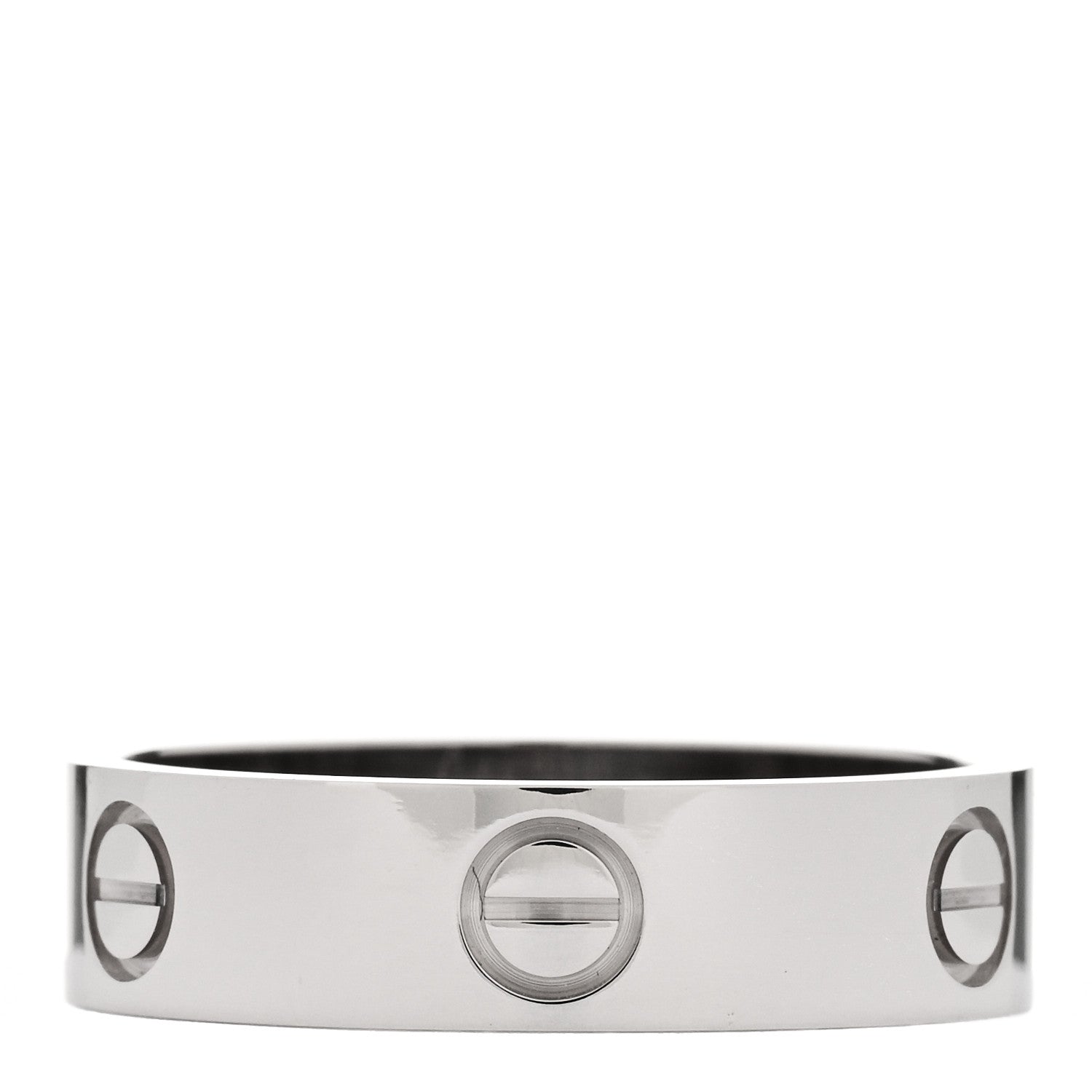 Cartier 18K White Gold 5.5mm LOVE Ring 60 9 1 of 4