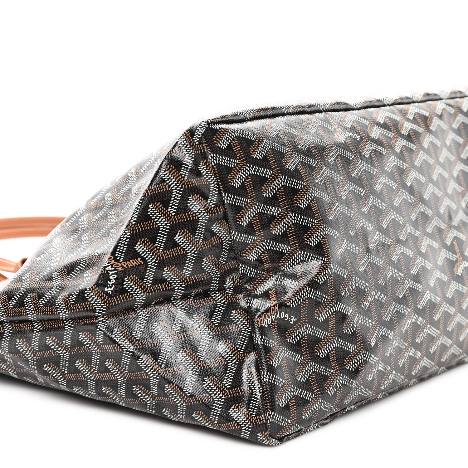 Goyard Goyardine Saint Louis GM Black Gold 9 of 10