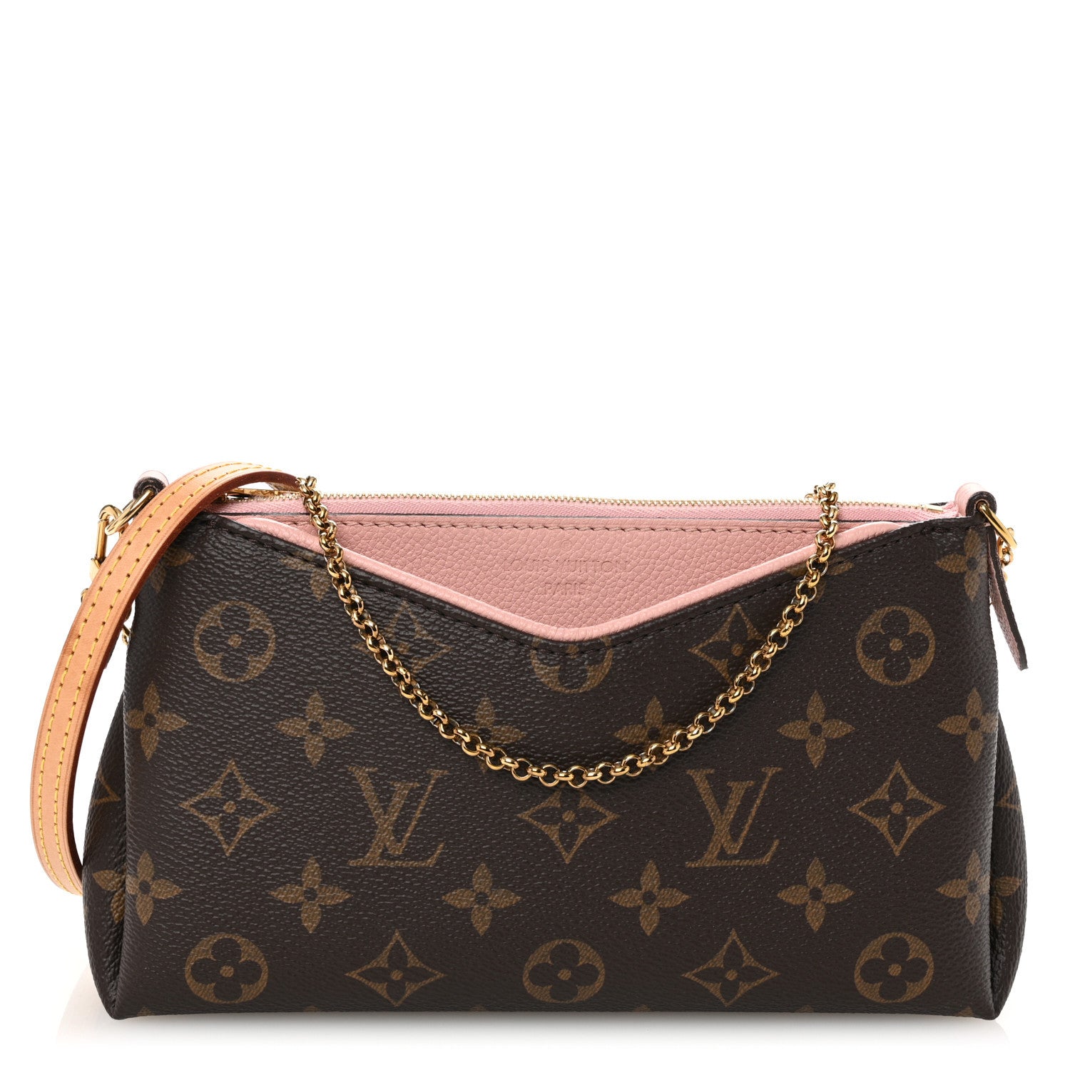 Louis Vuitton Monogram Pallas Clutch Rose Poudre 1 of 9