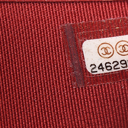 Chanel Caviar Quilted Compact Flap Wallet Red 7 of 7
