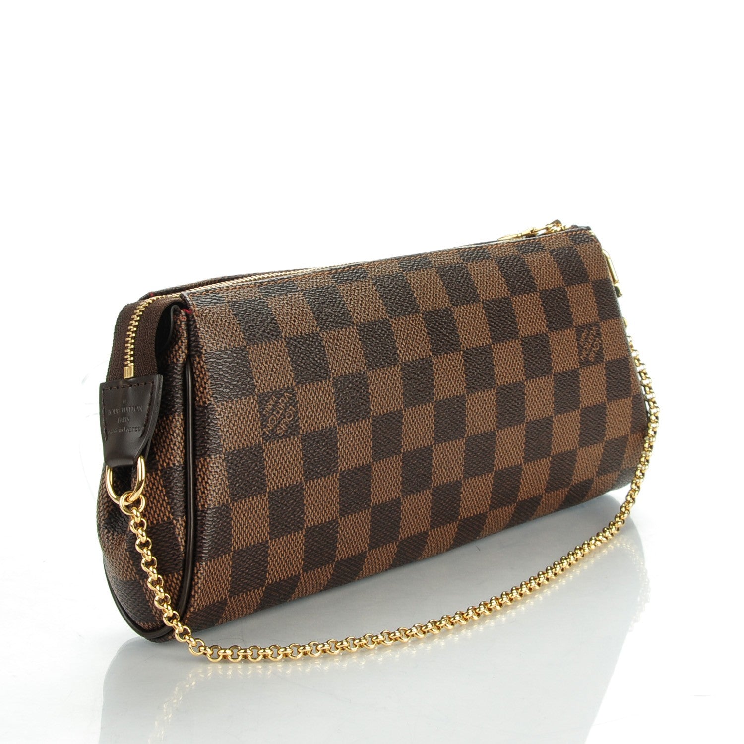 Louis Vuitton Damier Ebene Eva Clutch 3 of 7