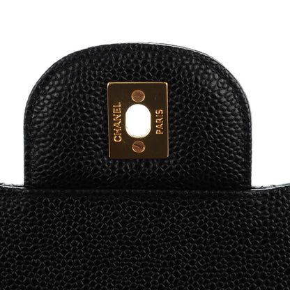 Chanel Caviar Quilted Jumbo Double Flap Black 5 of 8