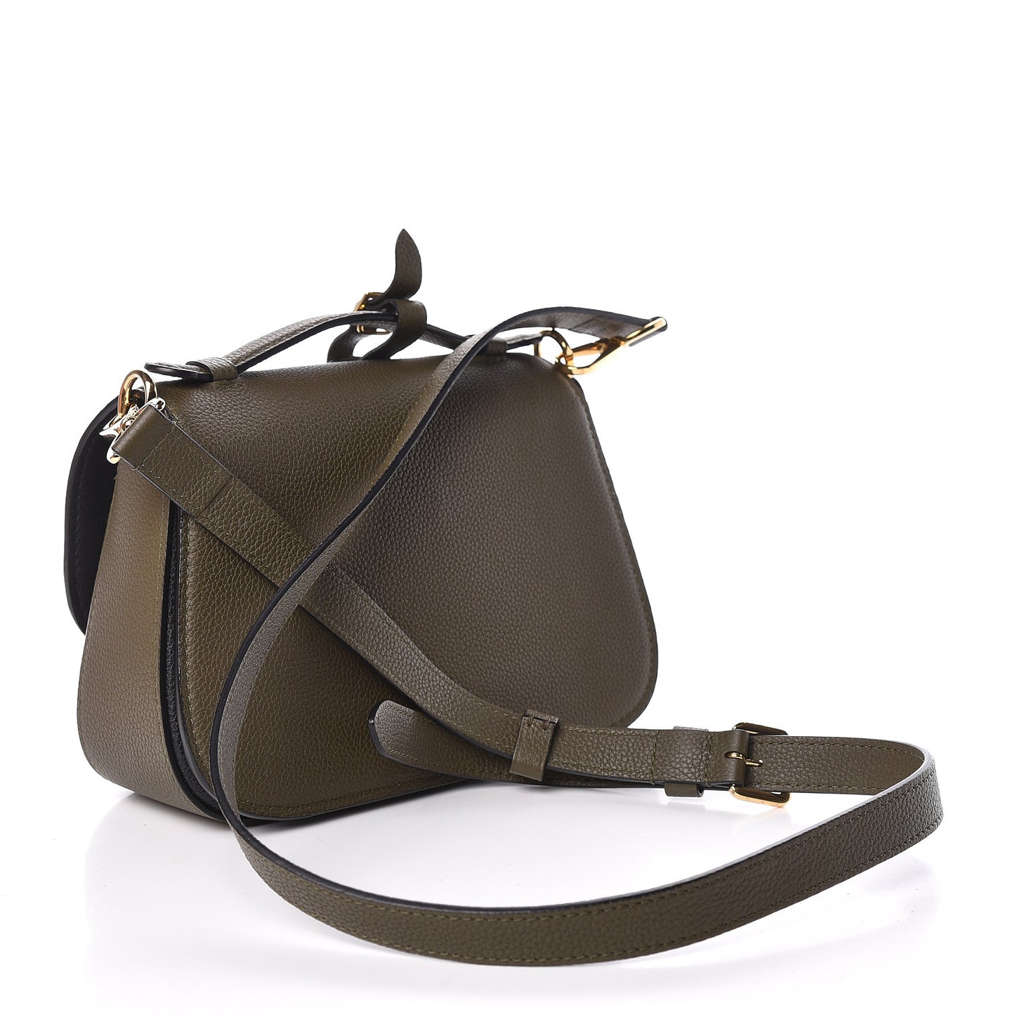 Grained Calfskin Vivienne NM Kaki