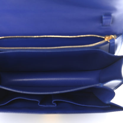 Celine Box Calfskin Medium Classic Box Flap Bag Indigo 5 of 12