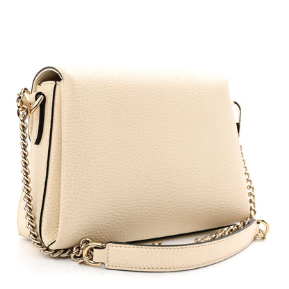 Gucci Dollar Calfskin Interlocking G Crossbody Bag Mystic White 3 of 10