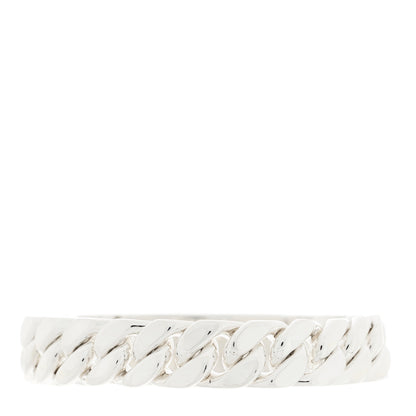 Hermes Sterling Silver GM Kelly Gourmette Bracelet ST 2 of 3
