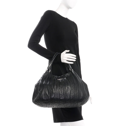 Prada Nappa Mordore Stripes Bag Nero Black 2 of 13
