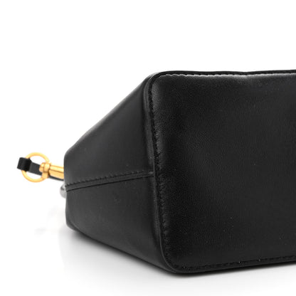 Valentino Garavani Nappa Mini Vlogo Bucket Bag Black 8 of 9