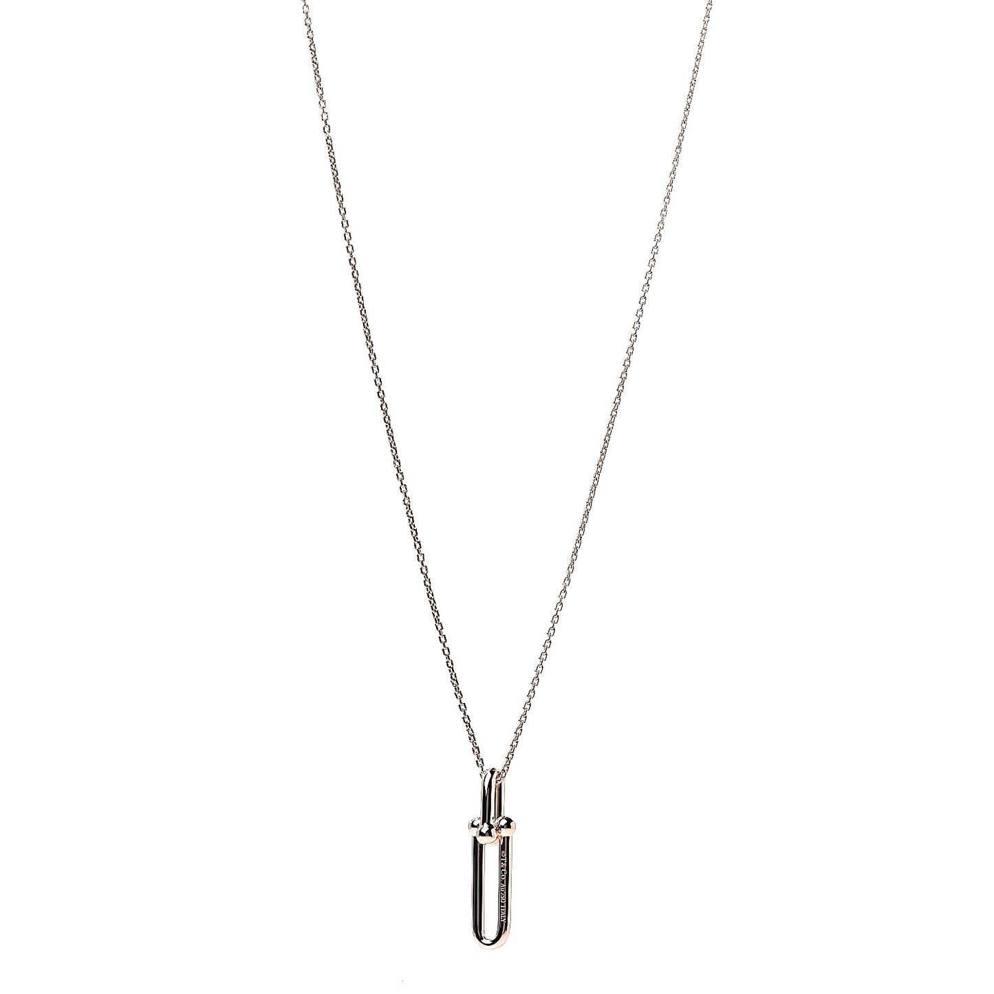 18K Rose Gold HardWear Link Pendant Necklace