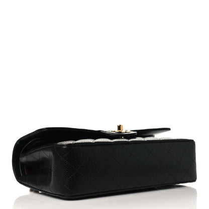 Chanel Caviar Quilted Medium Double Flap Black 4 of 10