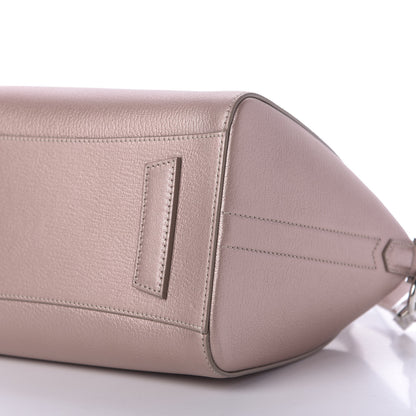 Givenchy Metallic Sugar Goatskin Small Antigona Light Pink 7 of 9