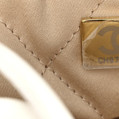 Chanel Shiny Calfskin Quilted Mini Chanel 22 White 7 of 11