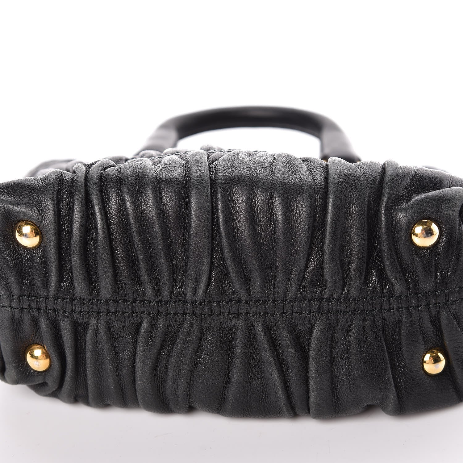 Prada Nappa Gaufre Mini Crossbody Bag Black 16 of 16