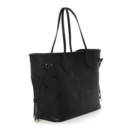 Louis Vuitton Empreinte Monogram Giant Neverfull MM Black 3 of 10
