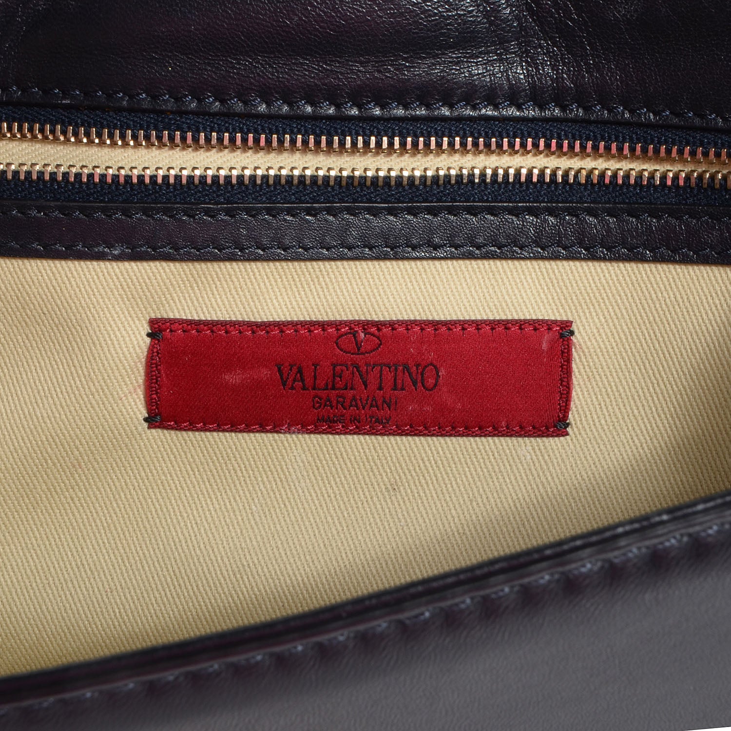 Valentino Garavani Vitello Medium Glam Lock Rockstud Flap Black 6 of 8