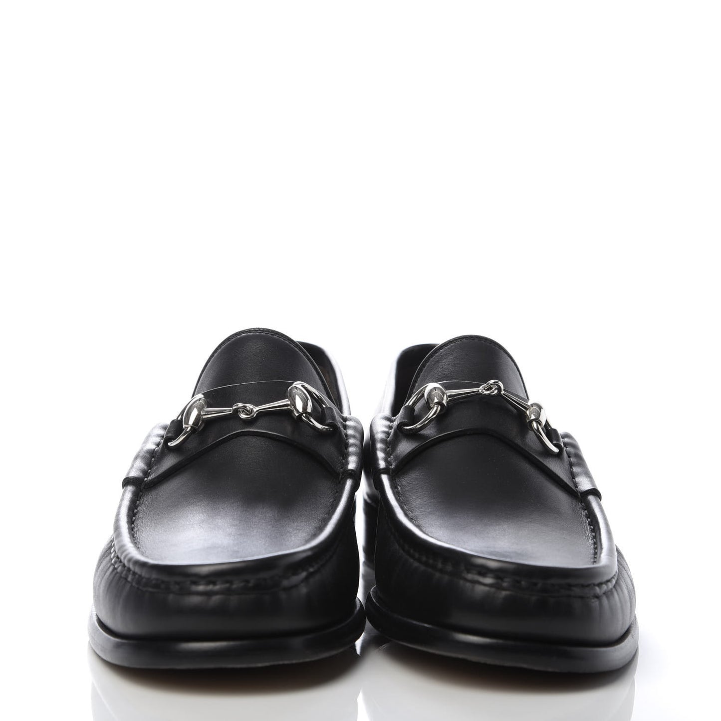 Calfskin Mens 1953 Horsebit Loafers 8.5 Black