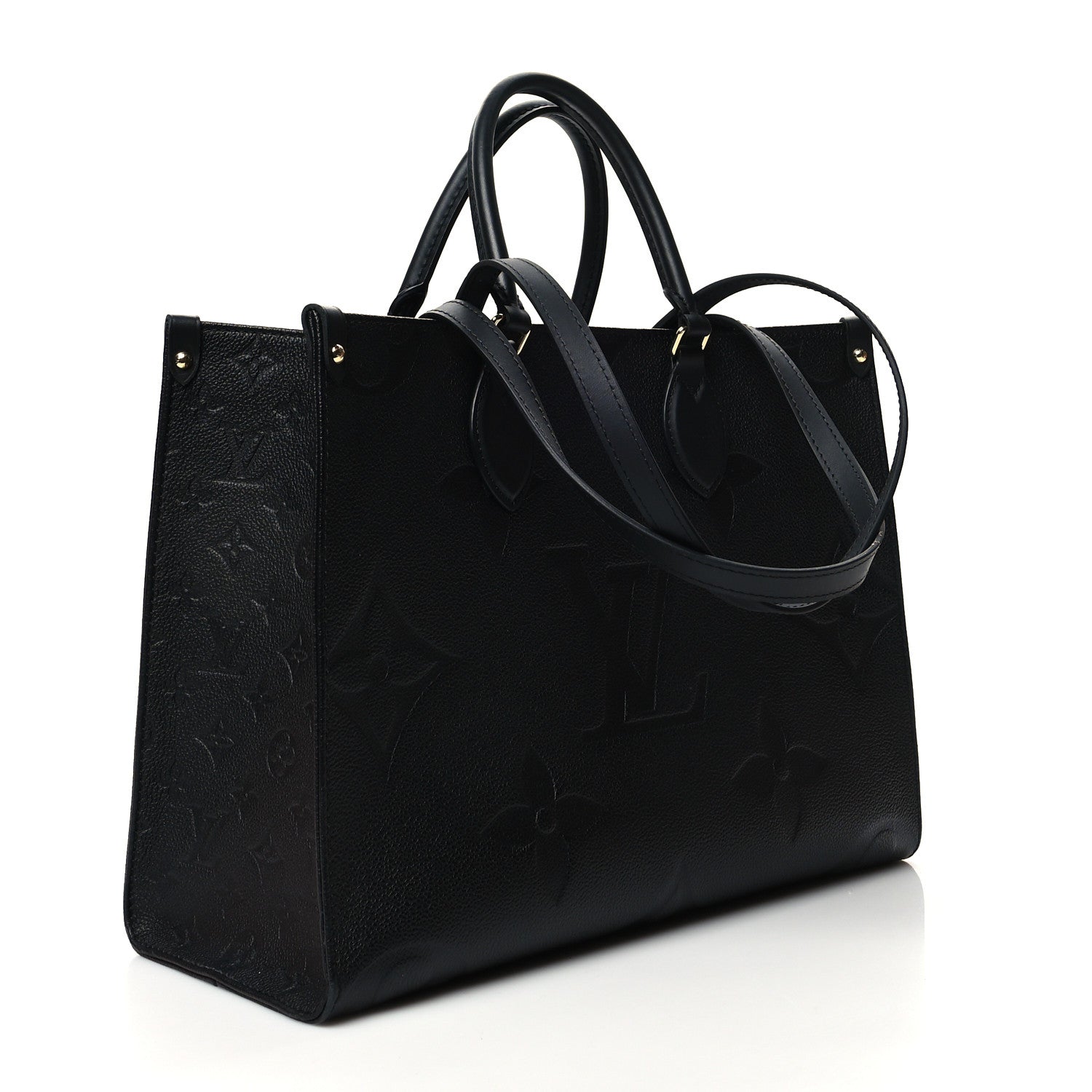 Louis Vuitton Empreinte Monogram Giant Onthego MM Black 3 of 11