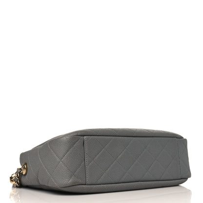 Chanel Caviar Quilted Large Coco Tassel Camera Case Grey 4 of 13