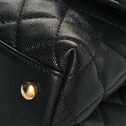 Chanel Caviar Quilted Mini Coco Handle Flap Black 10 of 13