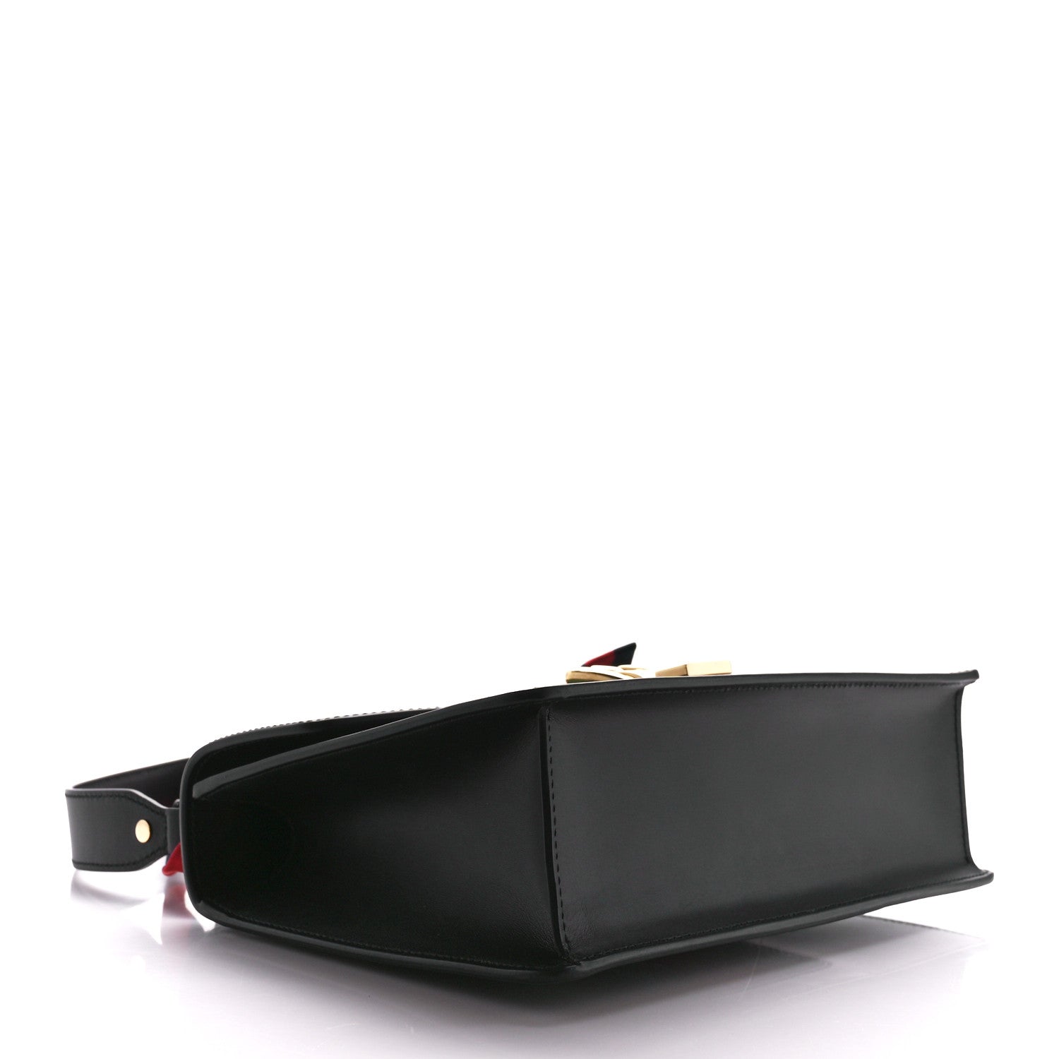 Gucci Calfskin Small Sylvie Shoulder Bag Black 4 of 12