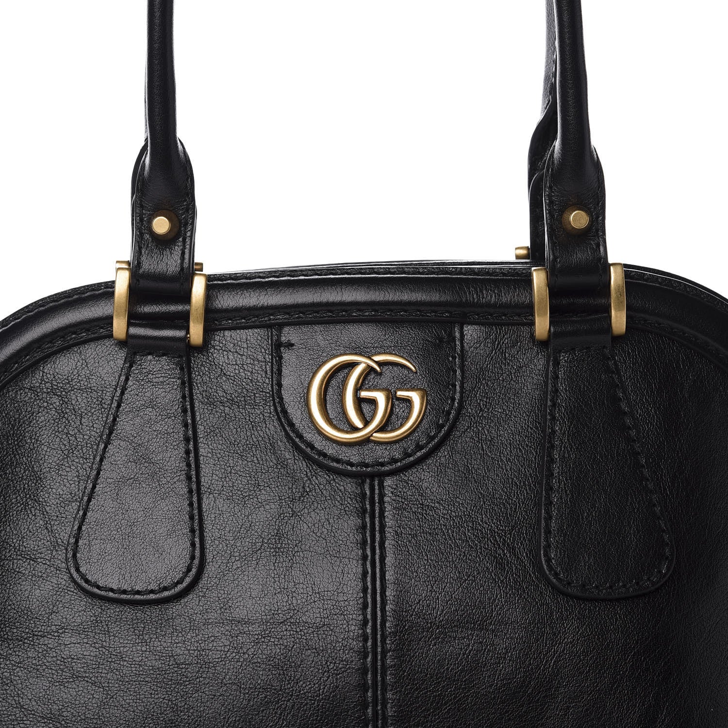 Gucci Calfskin Large Re(Belle) Top Handle Bag Black 11 of 11
