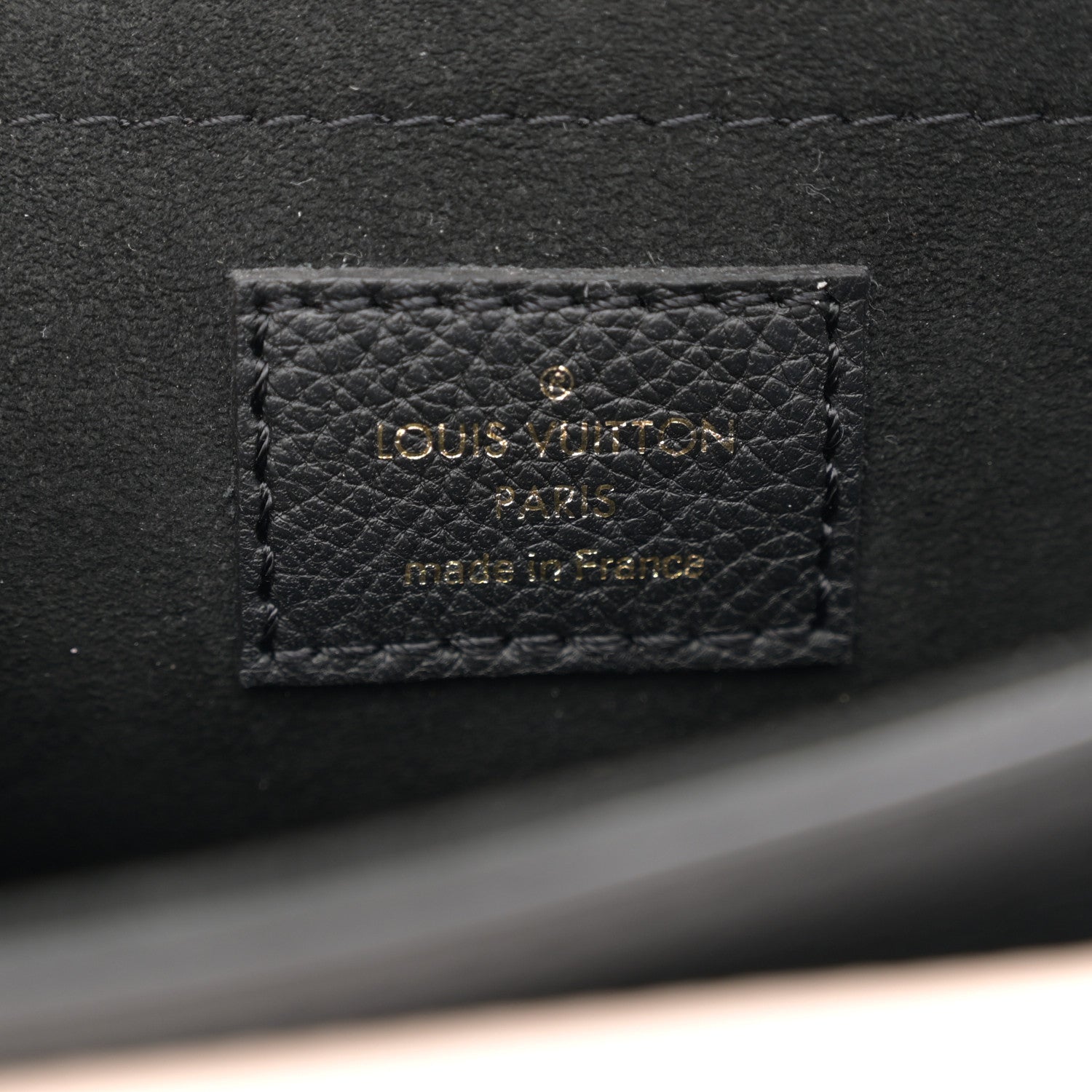 Louis Vuitton Grained Calfskin Lockme Tender Black 6 of 11