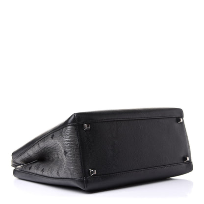 MCM Grained Calfskin Visetos Medium Sarah Hobo Black 4 of 15