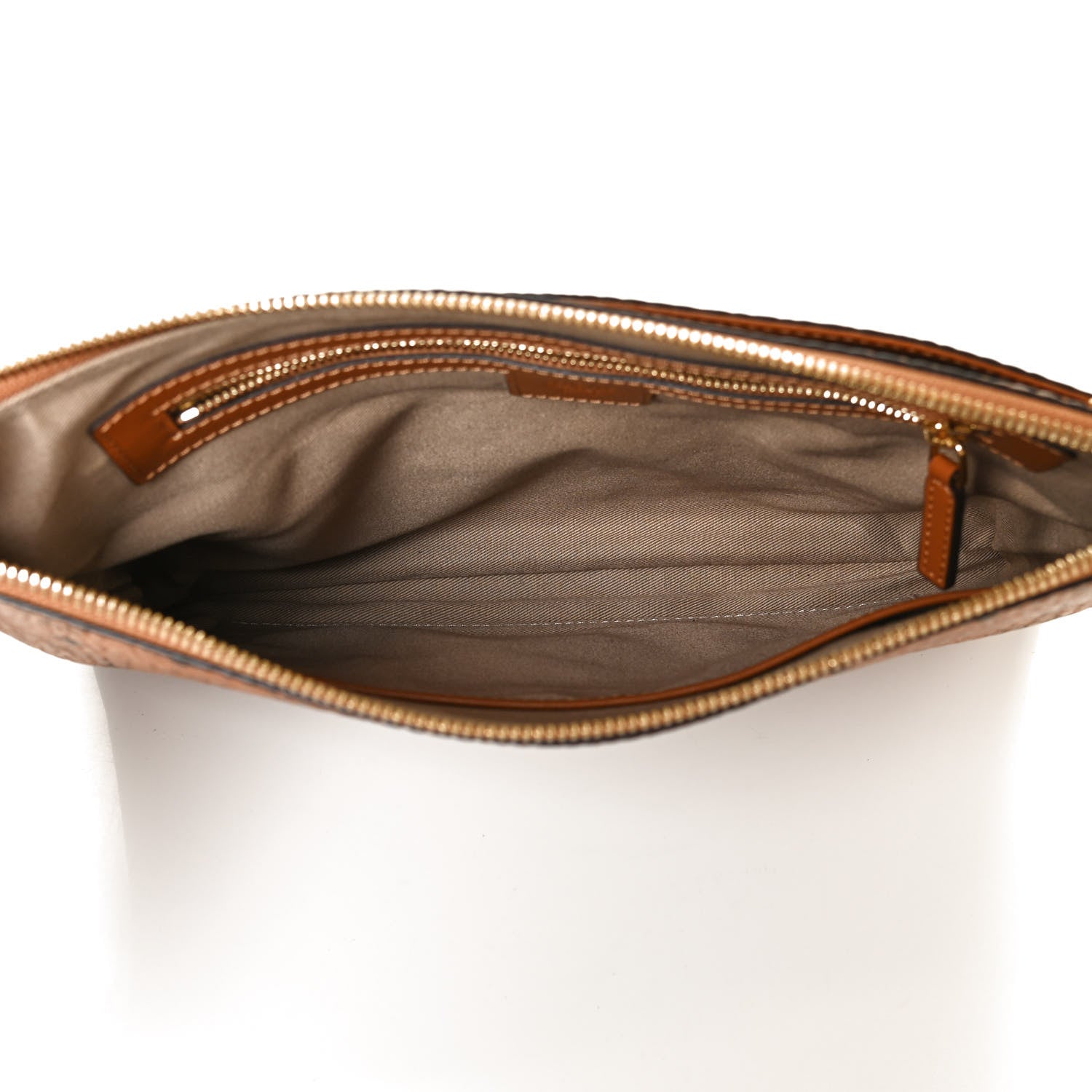 MCM Visetos Crossbody Pouch Cognac 6 of 12