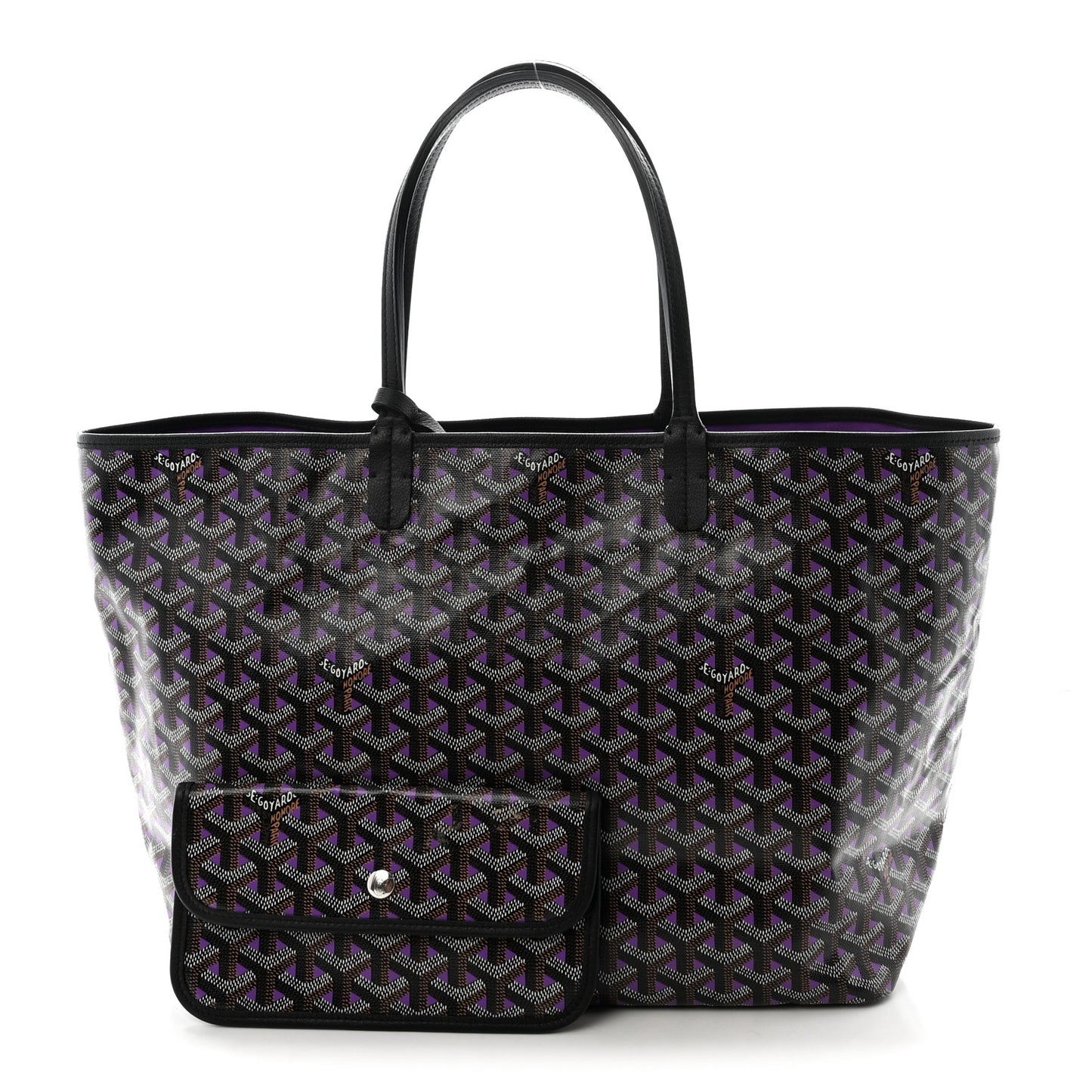 Goyardine Saint Louis Claire Voie PM Black Purple