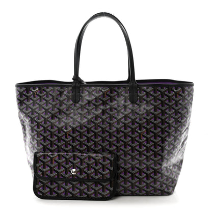 Goyard Goyardine Saint Louis Claire Voie PM Black Purple 3 of 9