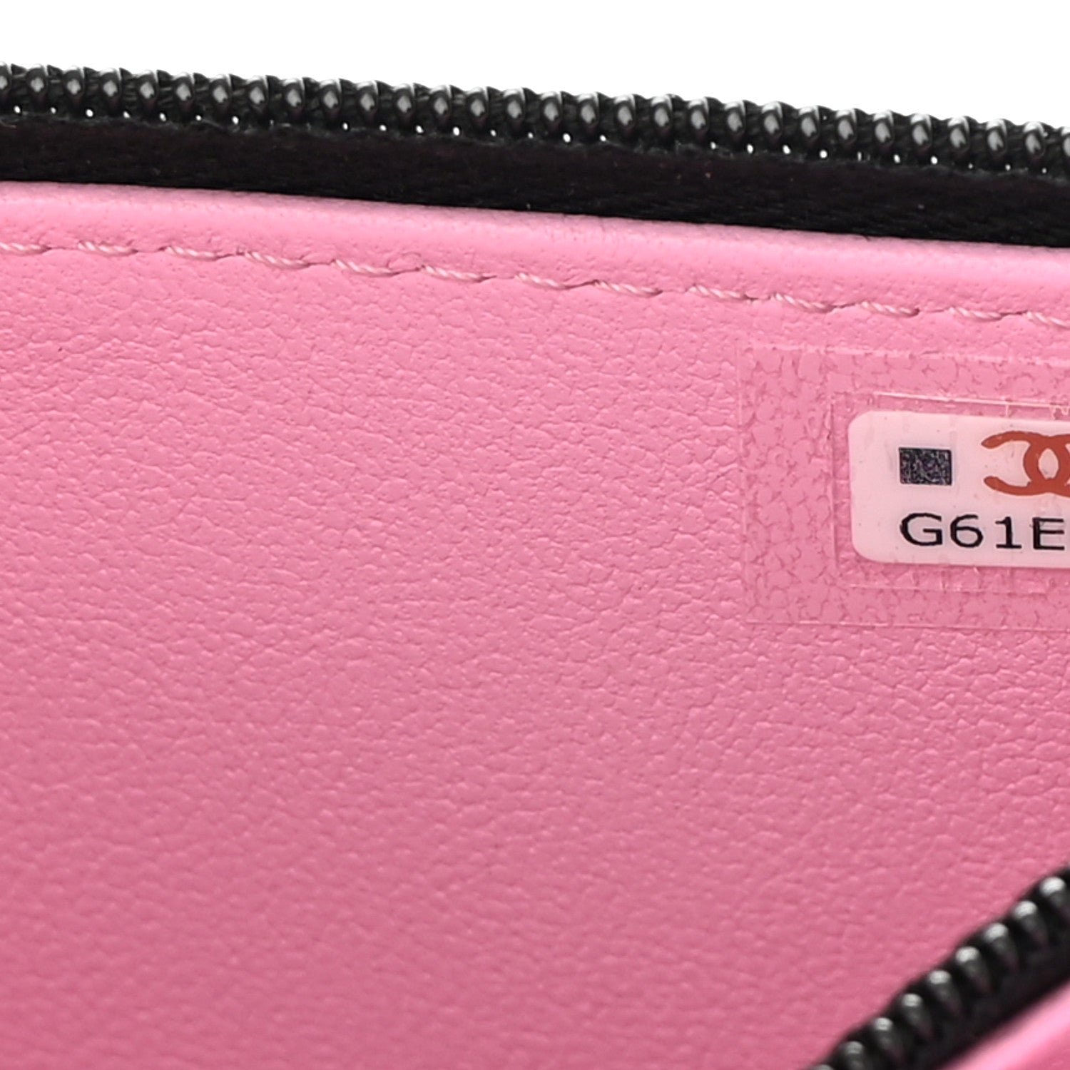 Chanel Lambskin Quilted Flap Phone Holder With Chain Black Lilac 8 of 15