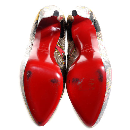 Christian Louboutin Python Masai Daf Booty 160 Ankle Boots 41 Multicolor 4 of 5