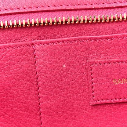 Saint Laurent Calfskin Small Classic Y Cabas Fuchsia 11 of 19
