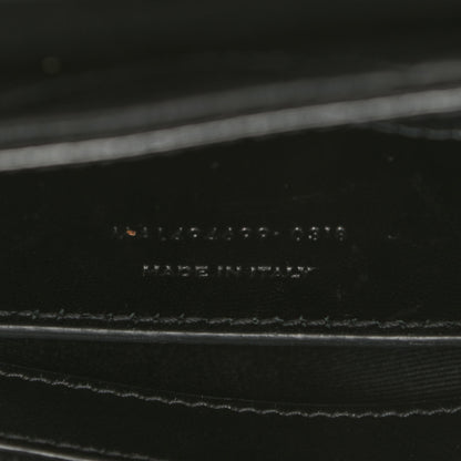 Saint Laurent Calfskin Y Quilted Monogram Small Loulou Chain Satchel Black 7 of 10