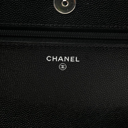 Chanel Caviar Quilted My Everything Wallet On Chain WOC Black 7 of 12