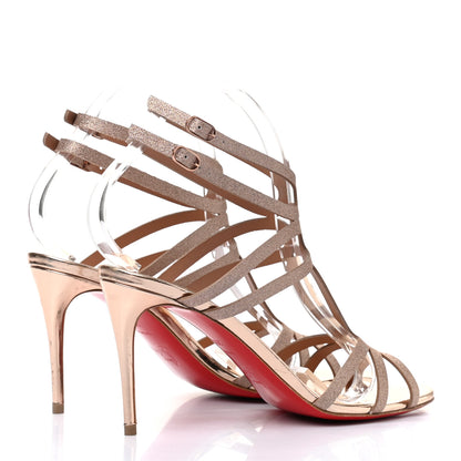 Christian Louboutin Glitter Renee 85 Sandals 39.5 Courtisane 4 of 11