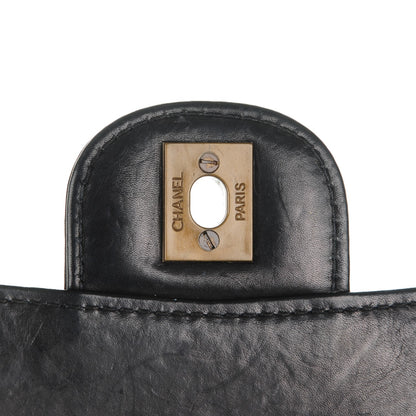 Chanel Calfskin Stitched Medium Single Flap Black 8 of 8