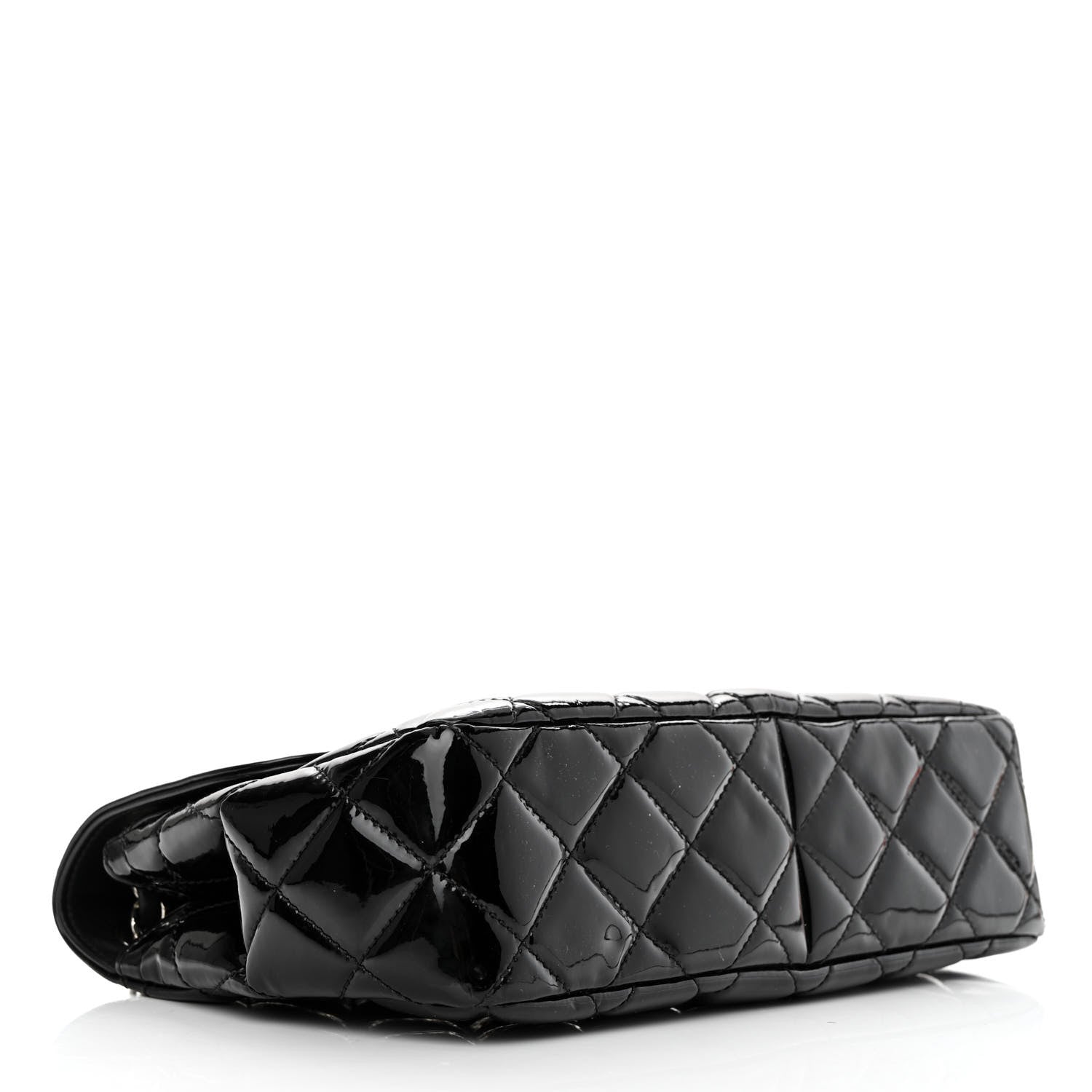 Chanel Patent Quilted Large Coco Shine Flap Black 4 of 13