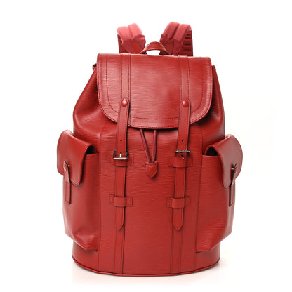 Louis Vuitton Epi Christopher Backpack PM Pomodoro 1 of 9