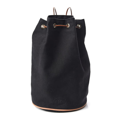 Hermes Toile Sac Polochon Black 1 of 12